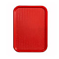 Winco Fast Food Tray, 16" x 12", Red