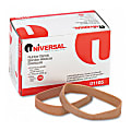 Universal Boxed Rubber Band - Size: #105 - 5" Length x 0.62" Width x 0.06" Thickness - 12lb/in - 50 / Box - Rubber - Beige