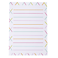Sincerely A Collection by C.R. Gibson® Magnetic List Pad, 7" x 5", Wide Ruled, 150 Pages (75 Sheets), Multicolor