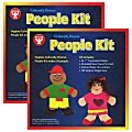 Hygloss Culturally Diverse People Kit, 7", 24 Shapes Per Pack, Set Of 2 Packs 1 thumbnail image