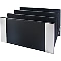Artistic Architect Line Letter Sorter - Desktop - Durable - Black, Aluminum - 1 Each