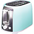 Brentwood TS-292BL Cool Touch 2-Slice Extra Wide Slot Toaster, Blue - 800 W - Toast, Bagel, Bread, Waffle, Reheat, Defrost, Browning - Blue, Silver 1 thumbnail image