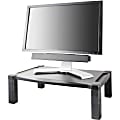 Kantek Extra Wide Deluxe MS500 - Stand - for monitor / notebook / printer / fax - black - desktop