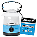 Dorcy Active Series LED Battery Powered Mini Lantern, 5”H x 3-7/16”W x 4-7/16”D, Assorted Colors