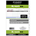 AT-A-GLANCE® 2026 Monthly Planner Refill, Loose-Leaf, Desk Size, 5 1/2" x 8 1/2", 061685Y26 1 thumbnail image