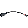 Eaton Tripp Lite Series USB 2.0 A Female to USB Motherboard 4-PIN IDC Header Cable, 6-in. (15.24 cm) - U02406NIDC 1 thumbnail image