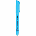 Universal Highlighter - Chisel, Broad, Narrow Marker Point - Fluorescent Blue Ink - Blue Barrel - 1 Dozen 1 thumbnail image