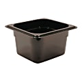 Cambro 1/6 Size Camwear Food Pan, Black 1 thumbnail image