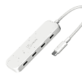 j5create USB-C To 4-Port Type-C Gen 2 Hub, Pure White, JCH345EW 1 thumbnail image