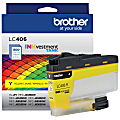 Brother® LC406 INKvestment Tank Yellow Ink Tank, LC406Y
