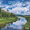 2025 BrownTrout Vermont Wild & Scenic Monthly Plastic-Free Square Wall Calendar, 12" x 12", American States, January to December 2025, 9781975475833 1 thumbnail image