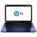 HP 15-d000 15-d059nr 15.6" LCD Notebook - AMD E-Series E2-3800 Quad-core (4 Core) 1.30 GHz - 4 GB DDR3L SDRAM - 500 GB HDD - Windows 8.1 64-bit - 1366 x 768 - BrightView - Revolutionary Blue