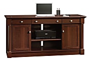 Sauder® Palladia 62"W Computer Credenza With Slide-Out Computer Desktop, Select Cherry 1 thumbnail image