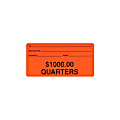Control Group Self-Adhesive Coin ID Labels, 550003, 2" x 4", Orange, Pack Of 100 1 thumbnail image