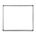 Best-Rite® Magna Rite Magnetic Marker Board, 48" x 48", White Board/Gray Frame