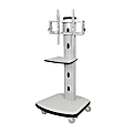 Balt Mobile Plasma/LCD Stand, Box 1 Of 2, 66 1/2"H x 30 1/2"W x 29 1/2"D, Gray