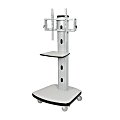 Balt Mobile Plasma/LCD Stand, Box 1 Of 2, 66 1/2"H x 30 1/2"W x 29 1/2"D, Gray 1 thumbnail image