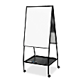 Balt® Double-Sided Magnetic Easel, 28 3/4" x 27" x 59 1/2", Black Frame 1 thumbnail image