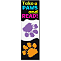 Trend Take-a-Paws and Read Bookmark - Encouragement Theme/Subject - 36 (Rectangle) Shape - Take-a-Paws and Read Bookmark - 6.50" Height x 2" Width - Multicolor - 36 / Pack