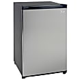 Avanti 4.4 Cu Ft Refrigerator, Black/Stainless Steel