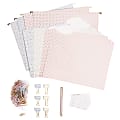 U Brands® Delicate Details Filing Kit, Pastel/Gold, Set Of 145 Pieces