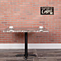 Flash Furniture Marble Laminate Rectangular Table Top, 24" x 42", Gray Marble 1 thumbnail image