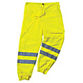 Ergodyne GloWear 8910 Class E Polyester Hi-Vis Pants, Small/Medium, Lime