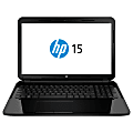 HP 15-d000 15-d071nr 15.6" LCD Notebook - AMD A-Series A4-5000 Quad-core (4 Core) 1.50 GHz - 2 GB DDR3L SDRAM - 500 GB HDD - Windows 8 64-bit - 1366 x 768 - BrightView - Sparkling Black 1 thumbnail image