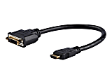 StarTech.com 8in (20cm) HDMI to DVI Adapter, DVI-D to HDMI (1920x1200p), 10 Pack, HDMI Male to DVI-D Female Cable, HDMI to DVI Cord, Black 1 thumbnail image