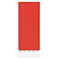 Amscan Waterproof Paper Wristbands, 3/4" x 10", Solid Red, Pack Of 500 Wristbands 1 thumbnail image