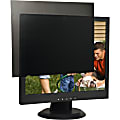 Business Source 17" Monitor Blackout Privacy Filter Black - For 17"LCD Monitor - 5:4 - Anti-glare - 1 Pack