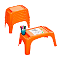 LapGear® Turtle Table Kids Activity Lap Desk Tray, Orange, 8-Pack 1 thumbnail image