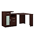 Bush Vantage 48" Corner Desk, 35 1/2"H x 58 3/5"W x 38 1/2"D, Harvest Cherry, Standard Delivery Service 1 thumbnail image