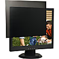 Business Source 19" Monitor Blackout Privacy Filter Black - For 19"LCD Monitor - 5:4 - Damage Resistant - Anti-glare - 1 Pack 1 thumbnail image