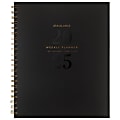 2025 AT-A-GLANCE® Signature Lite Weekly/Monthly Planner, 8-1/2" x 11", Black, January To December, YP905L05