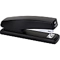 Business Source Full-Strip Desktop Stapler - 20 Sheets Capacity - 210 Staple Capacity - Full Strip - 1 Each - Black