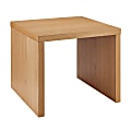 Eurostyle Abby Square Side Table, 20-1/8”H x 23-3/5”W x 23-3/5”D, Oak