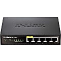 D-Link DES-1005P 5-Port 10/100 Unmanaged Metal Desktop Switch with 1 PoE Port 1 thumbnail image