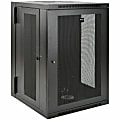 Eaton Tripp Lite Series SmartRack 18U UPS-Depth Wall-Mount Half-Height Rack Enclosure, Hinged Back, SRW18USDP 1 thumbnail image