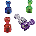 Officemate OIC Magnetic Pushpins, Assorted Colors, Box Of 10 1 thumbnail image