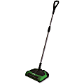 BigGreen Cord-Free Electric Sweeper - 17 fl oz - 11.50" Cleaning Width - Battery - Battery Rechargeable - Green