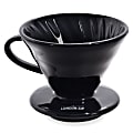 The London Sip 4-Cup Ceramic Coffee Dripper, Black 1 thumbnail image
