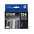 Epson® 124 DuraBrite® Ultra Black Ink Cartridge, T124120