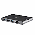 StarTech.com USB-C Multiport Adapter with HDMI and VGA - Mac/Windows - 3x USB 3.0 - SD/micro SD - PD - DKT30CHVSCPD 1 thumbnail image
