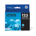 Epson® 125 DuraBrite® Ultra Cyan Ink Cartridge, T125220-S