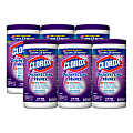 Clorox® Disinfecting Wipes, Fresh Lavender Scent, Carton Of 6