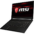MSI GS65 Stealth-667 - Core i9 9880H / 2.3 GHz - Win 10 Pro - 32 GB RAM - 1 TB SSD NVMe - 15.6" 1920 x 1080 (Full HD) - GF RTX 2070 - 802.11ac, Bluetooth - matte black with gold diamond cut