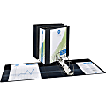 Avery® Durable View Binders- 4" Ring, 8 1/2" x 11", Black, Pack Of 3 1 thumbnail image