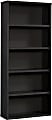 Sauder® Select 73"H 5-Shelf Bookcase, Raven Oak