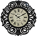 Infinity Instruments Paris 18" Round Wall Clock, Brown